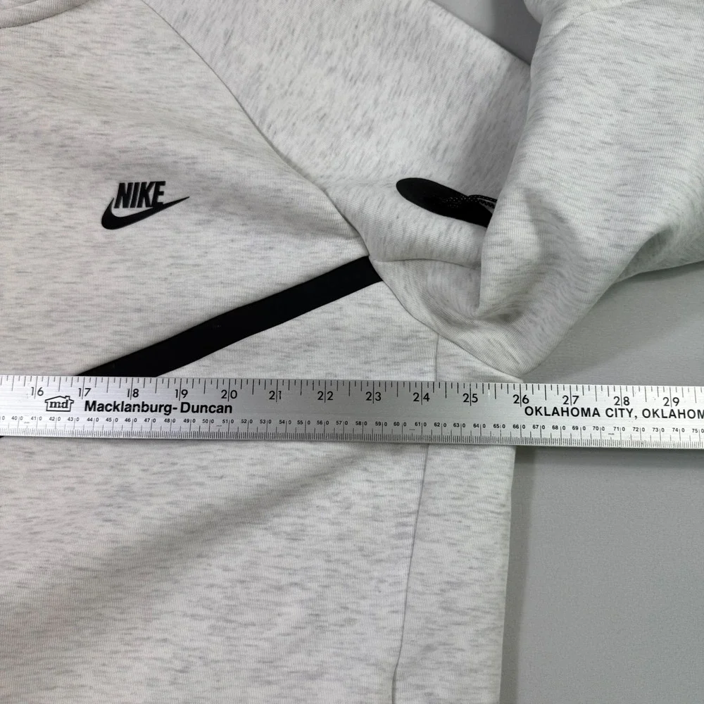 Nike Tech Fleece Windrunner Full Zip Hoodie Mens XL Heather Grey HV0949-051